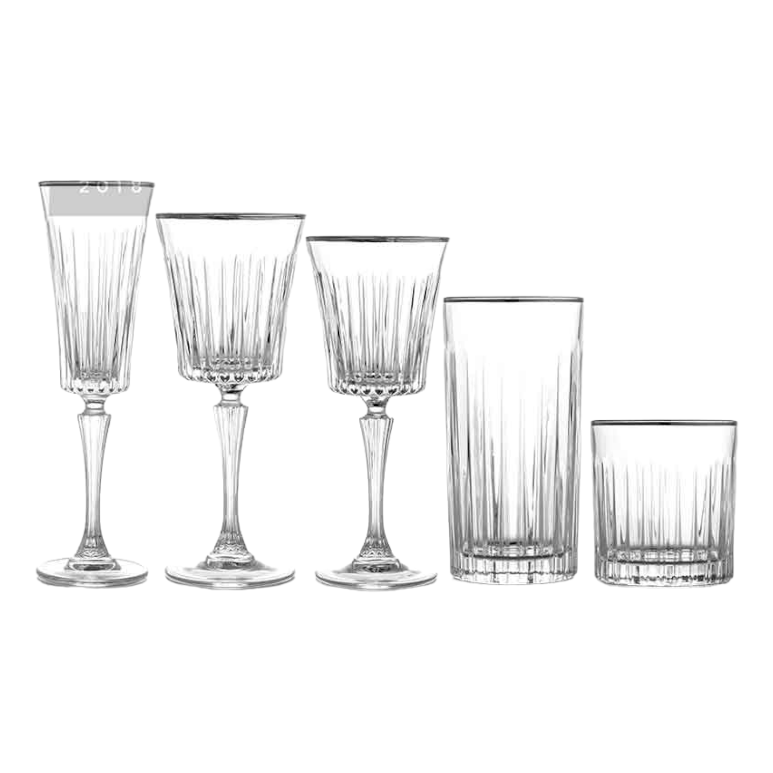 timeless band glassware rentals