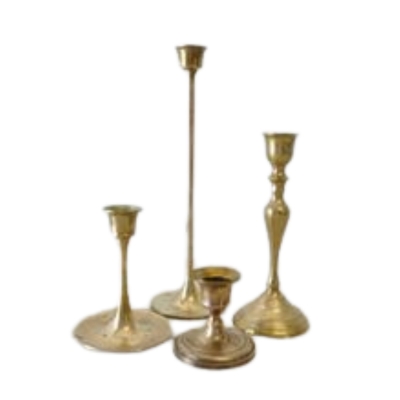 brass candlestick rentals