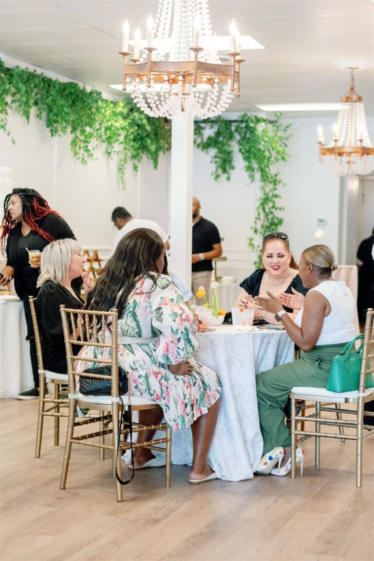 Guests mingling at a festive cocktail party in Andolina Intimate Venue's open-concept space | Arlington, Texas